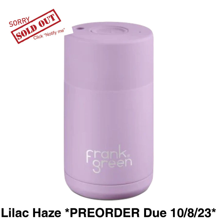 Frank Green 10Oz Stainless Steel Ceramic Reusuable Cup Lilac Haze