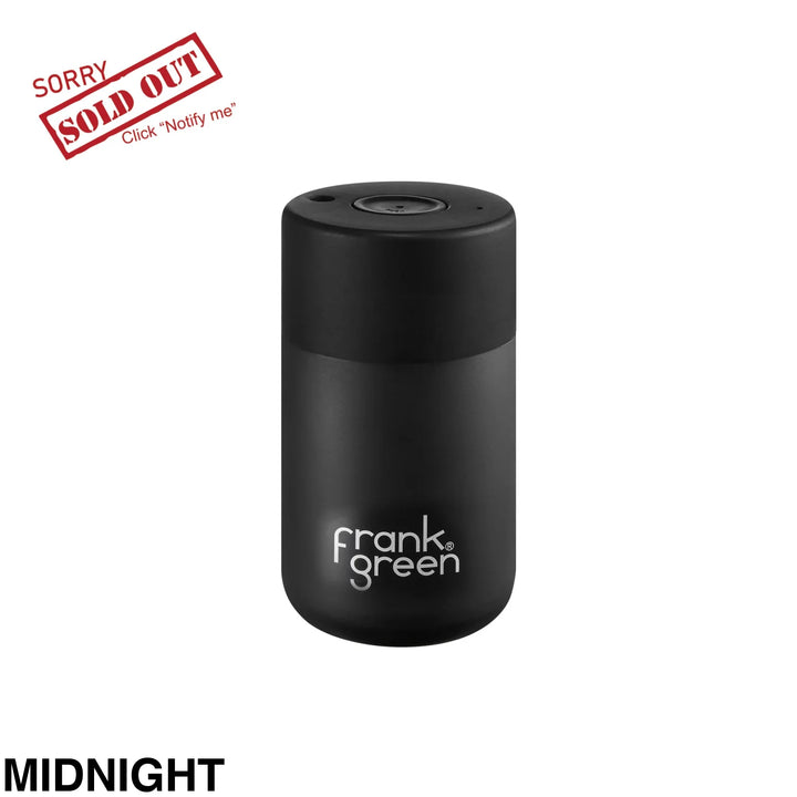 Frank Green 10Oz Stainless Steel Ceramic Reusuable Cup Midnight