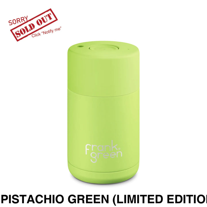 Frank Green 10Oz (295Ml) Stainless Steel Ceramic Reusable Cup Pistachio (Limited Edition) *Preorder