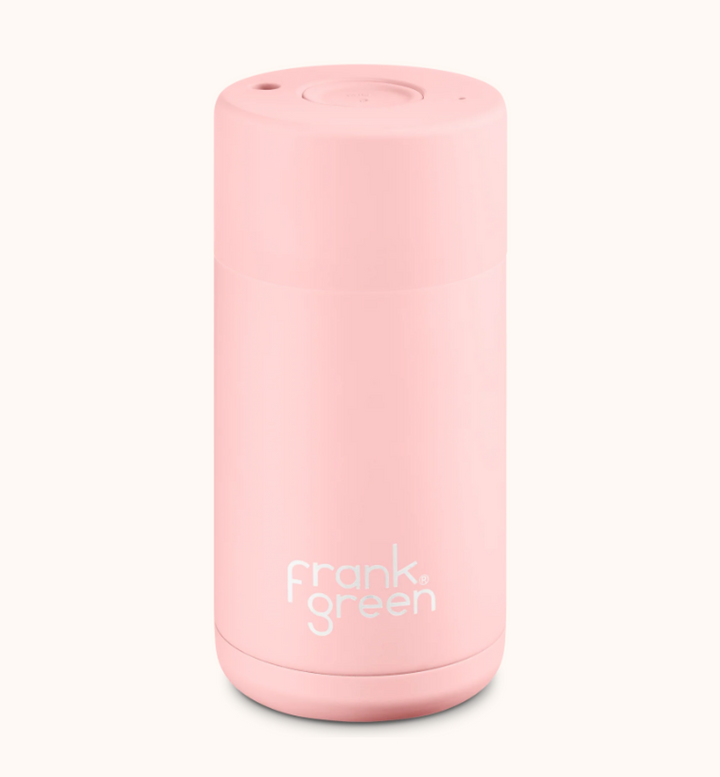Frank Green 12Oz (355Ml) Stainless Steel Ceramic Reusable Cup Blushed