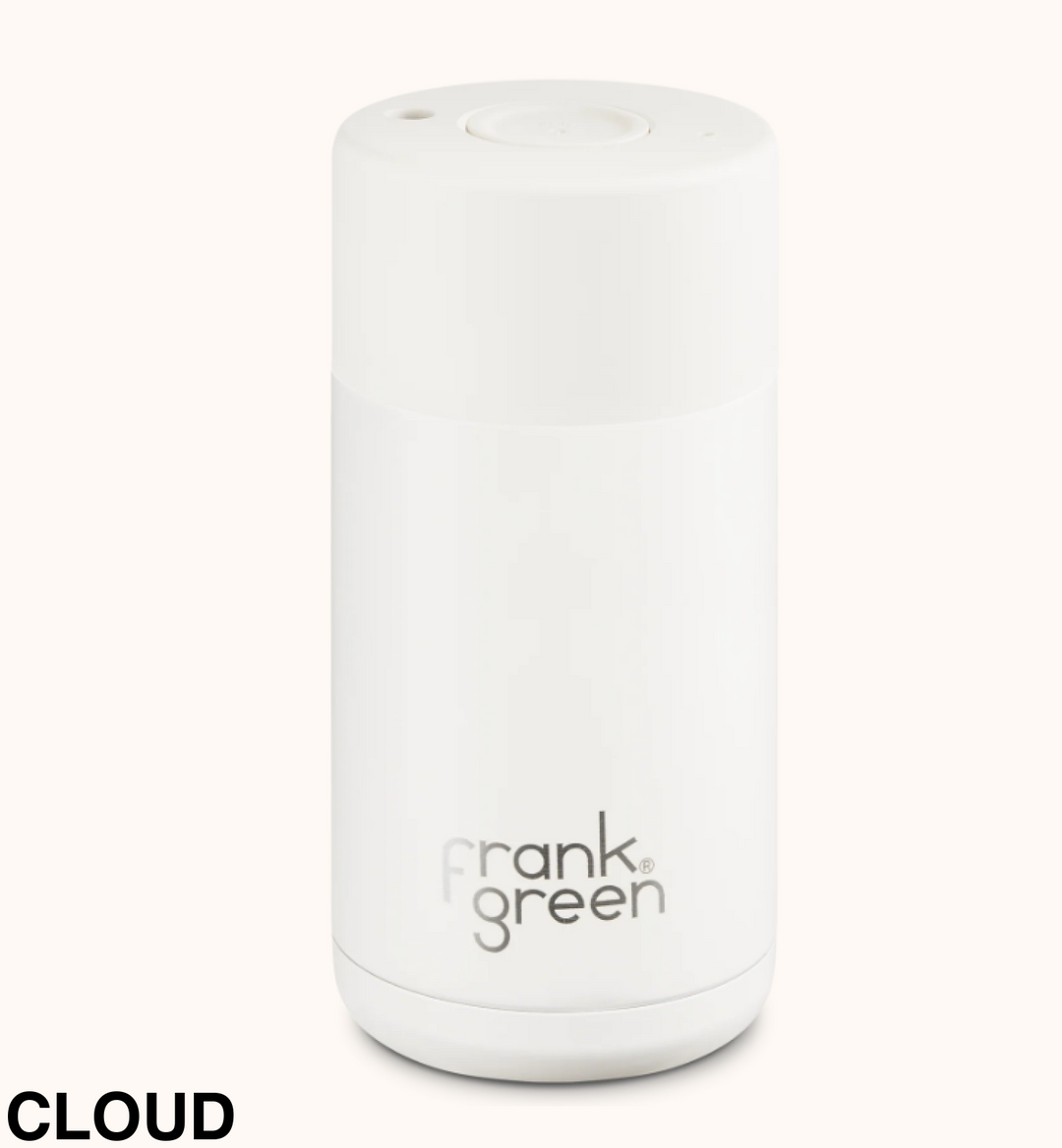 Frank Green 12Oz (355Ml) Stainless Steel Ceramic Reusable Cup Cloud