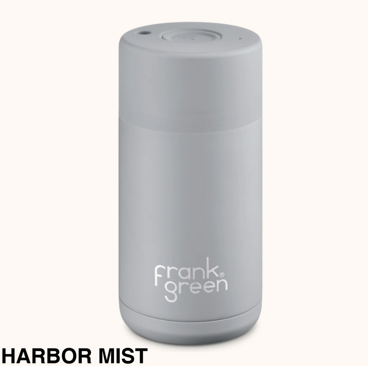 Frank Green 12Oz (355Ml) Stainless Steel Ceramic Reusable Cup Harbor Mist