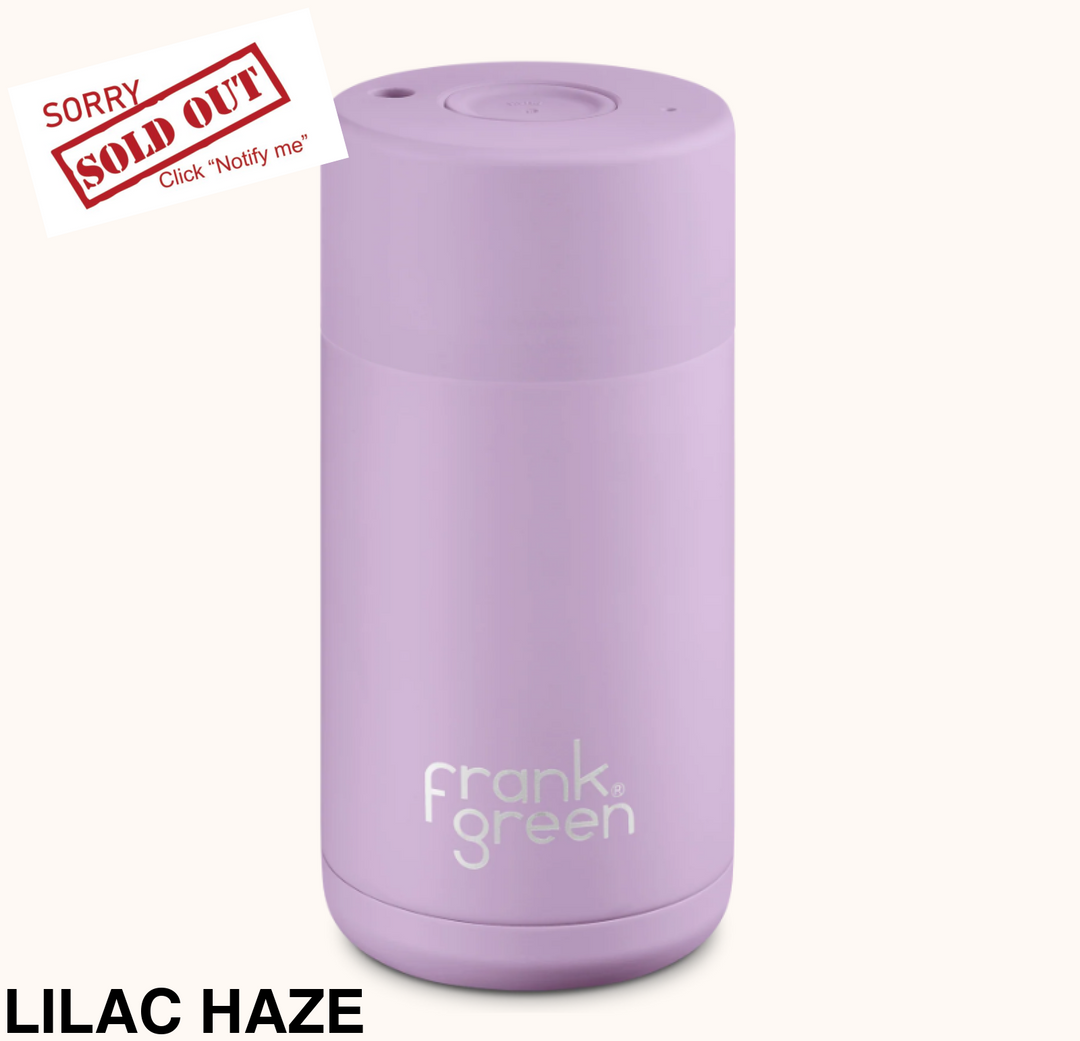 Frank Green 12Oz (355Ml) Stainless Steel Ceramic Reusable Cup Lilac Haze