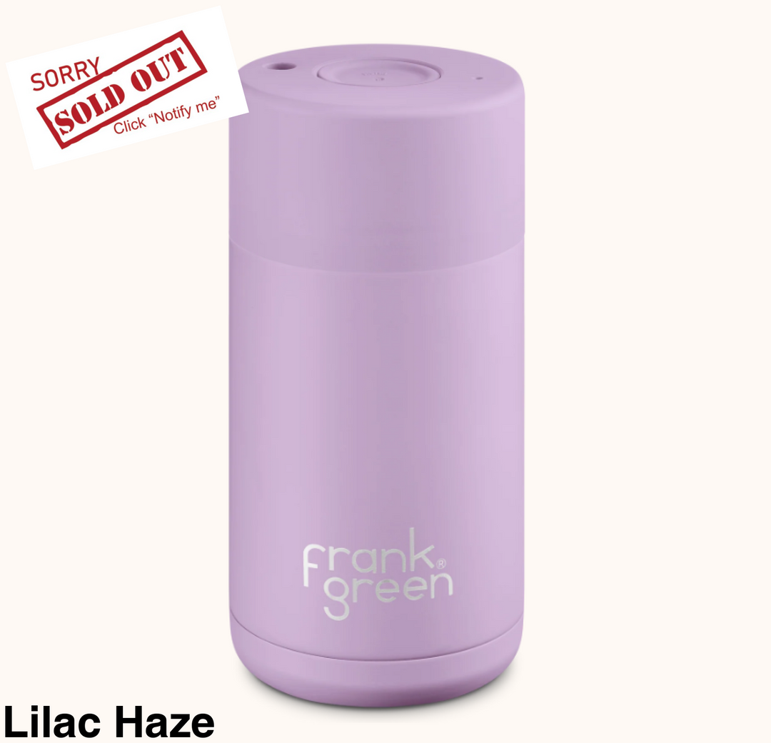 Frank Green 12Oz (355Ml) Stainless Steel Ceramic Reusable Cup Lilac Haze