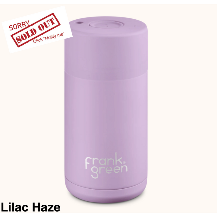 Frank Green 12Oz (355Ml) Stainless Steel Ceramic Reusable Cup Lilac Haze