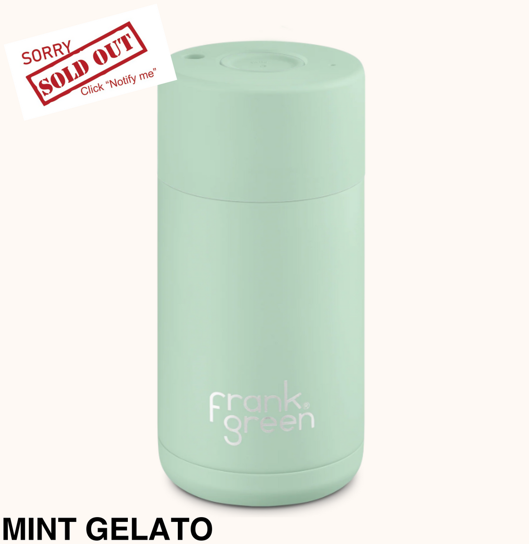 Frank Green 12Oz (355Ml) Stainless Steel Ceramic Reusable Cup Mint Gelato