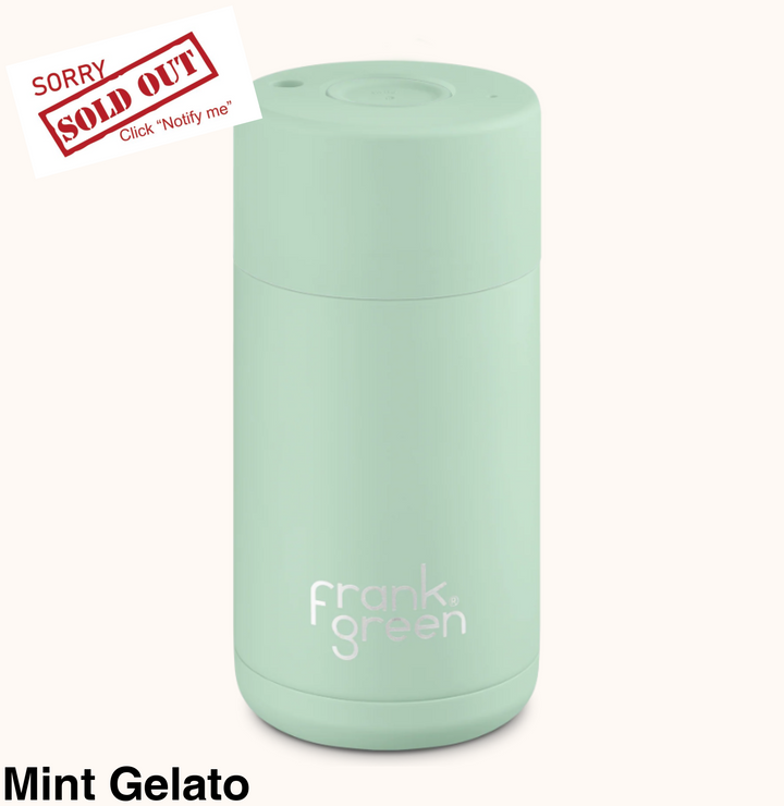 Frank Green 12Oz (355Ml) Stainless Steel Ceramic Reusable Cup Mint Gelato