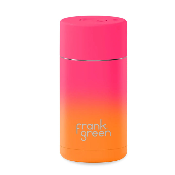 Frank Green 12Oz (355Ml) Stainless Steel Ceramic Reusable Cup Summer Sunset Gradient *Limited