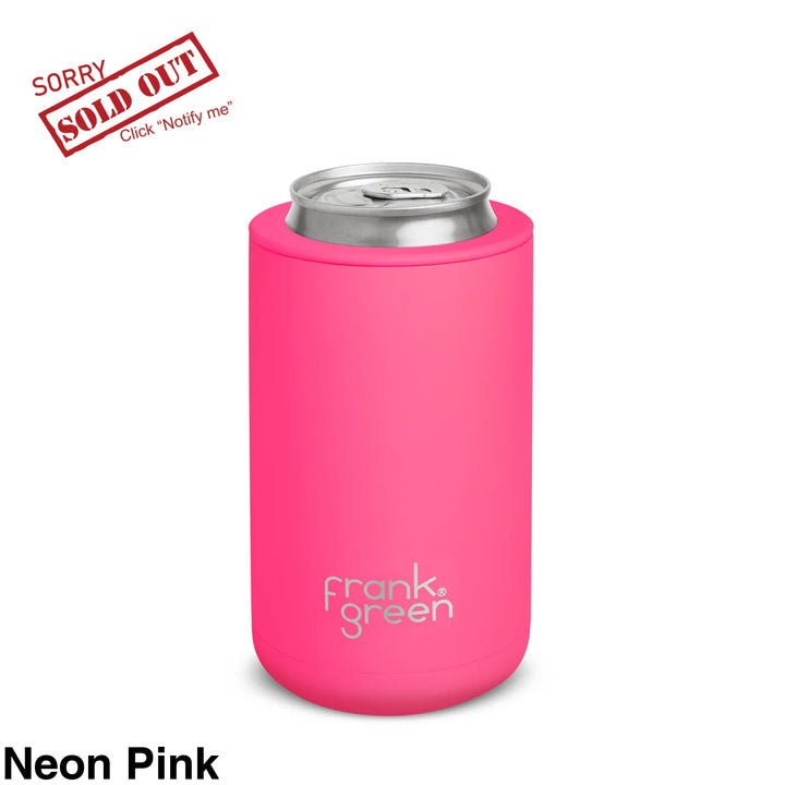 Frank Green 15Oz (425Ml) 3-In-1 Insulated Drink Holder Neon Pink