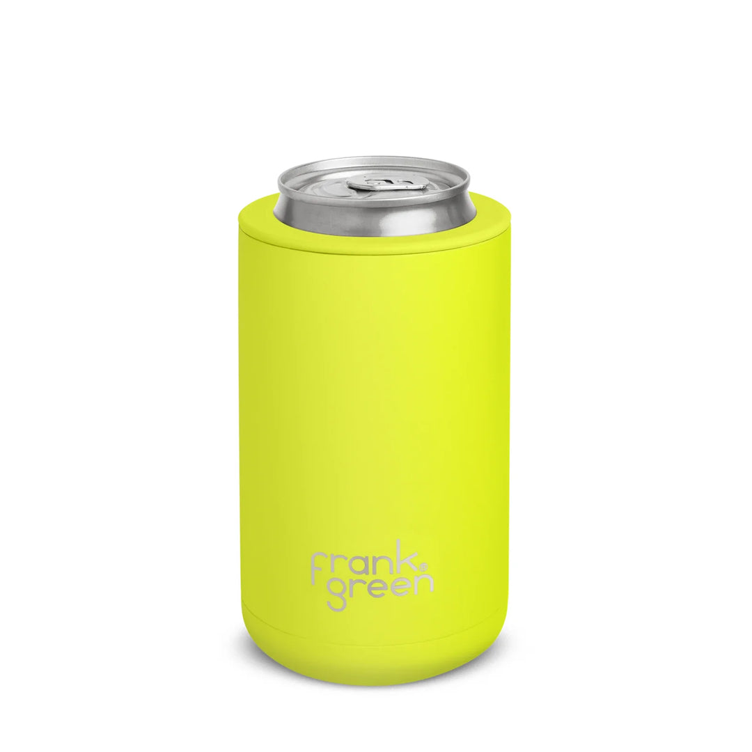 Frank Green 15Oz (425Ml) 3-In-1 Insulated Drink Holder Neon Yellow