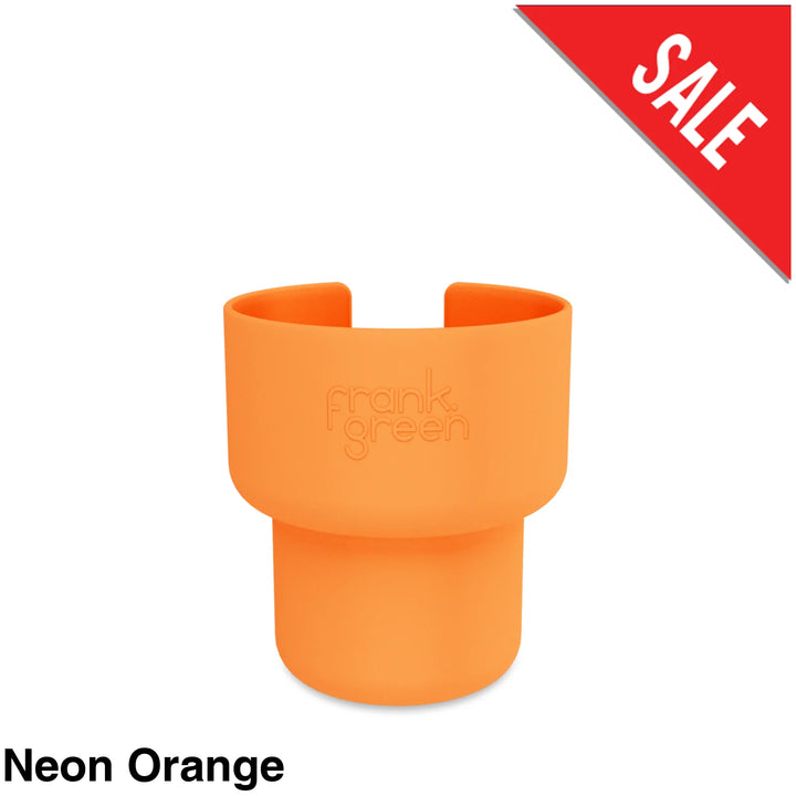 Frank Green Car Cup Holder Expander Neon Orange