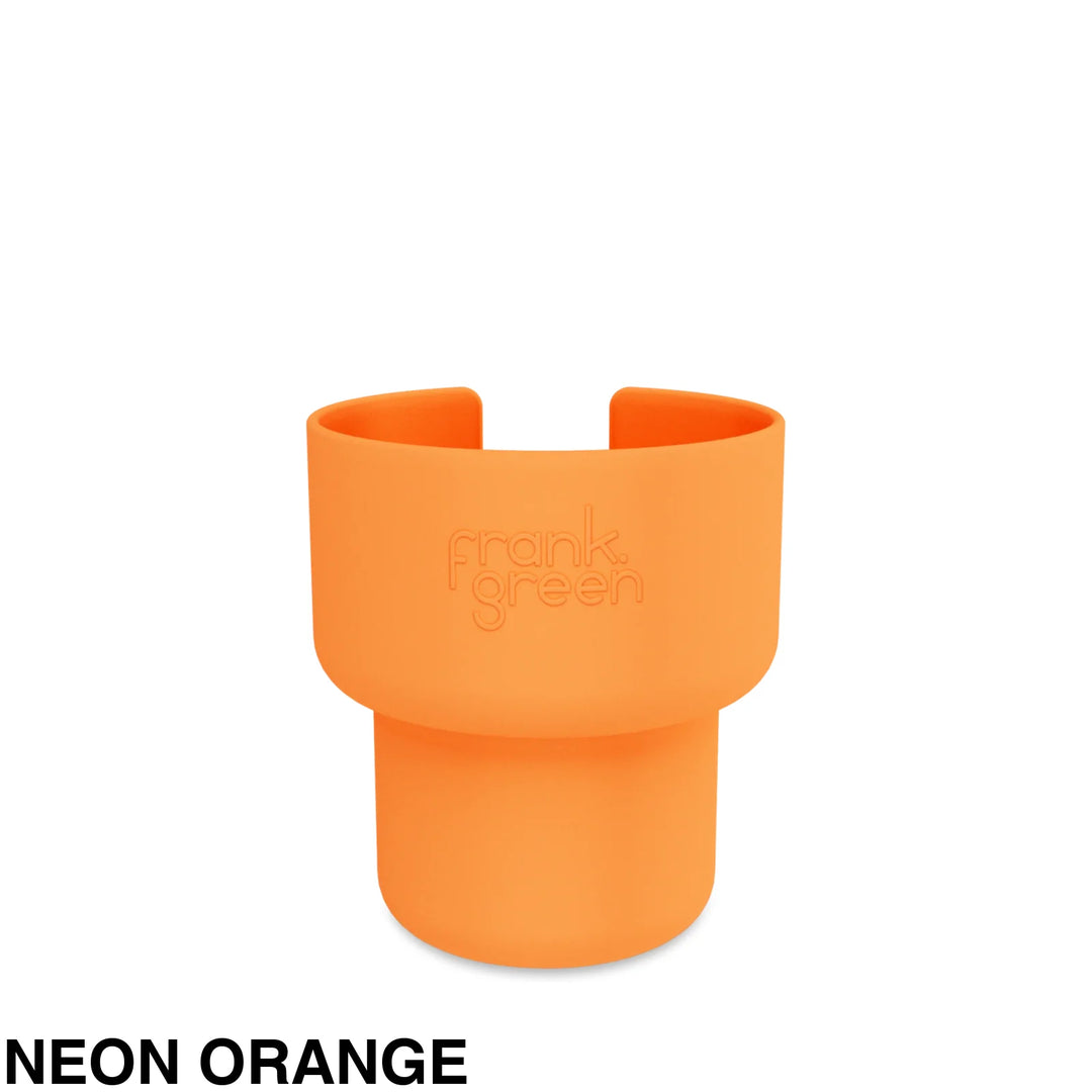 Frank Green Car Cup Holder Expander Neon Orange