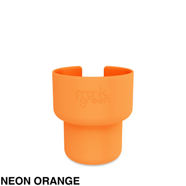 Frank Green Car Cup Holder Expander Neon Orange