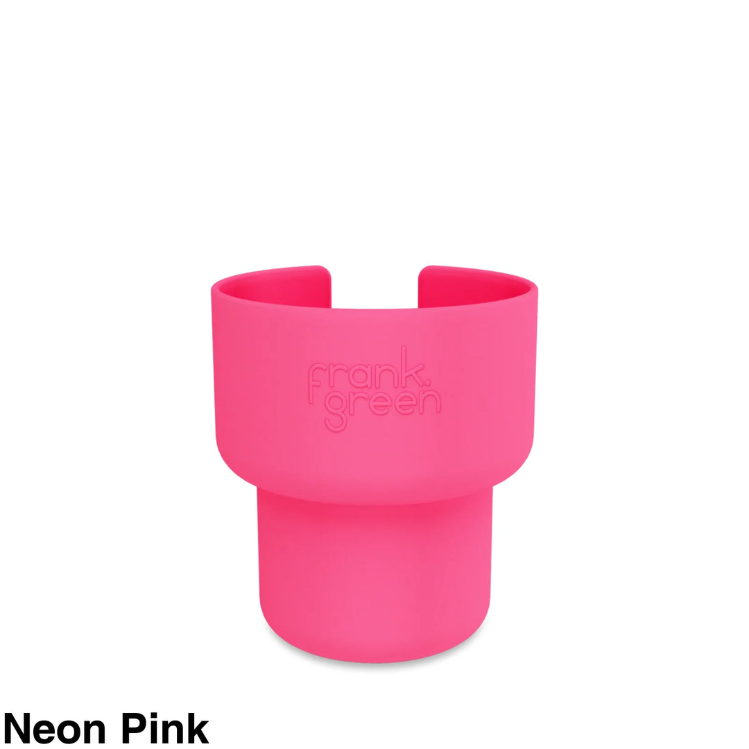 Frank Green Car Cup Holder Expander Neon Pink