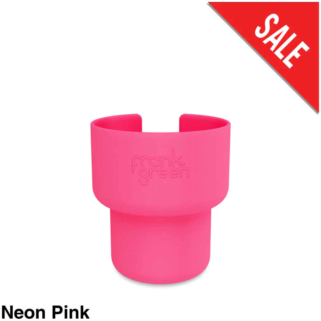 Frank Green Car Cup Holder Expander Neon Pink
