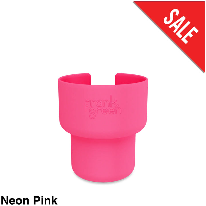 Frank Green Car Cup Holder Expander Neon Pink