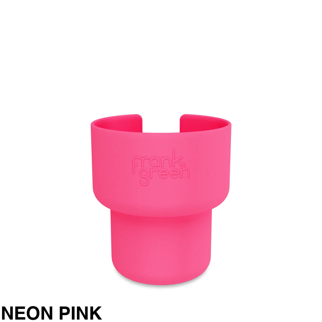 Frank Green Car Cup Holder Expander Neon Pink