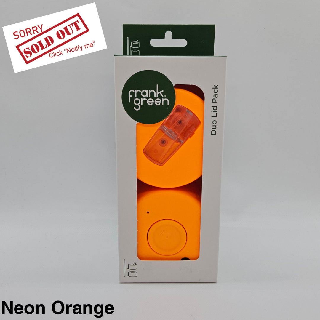 Frank Green Duo Lid Pack Neon Orange