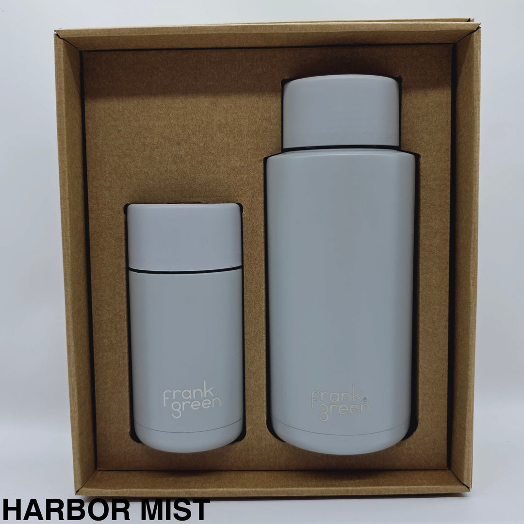 Frank Green Essentials Gift Set Large 12Oz Cup & 34Oz Straw Bottle