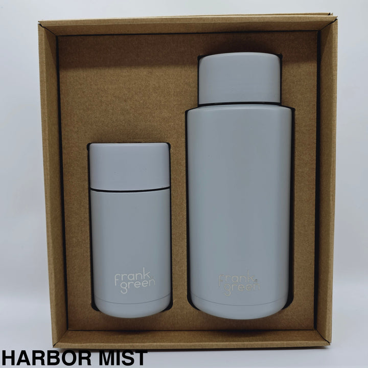 Frank Green Essentials Gift Set Large 12Oz Cup & 34Oz Straw Bottle