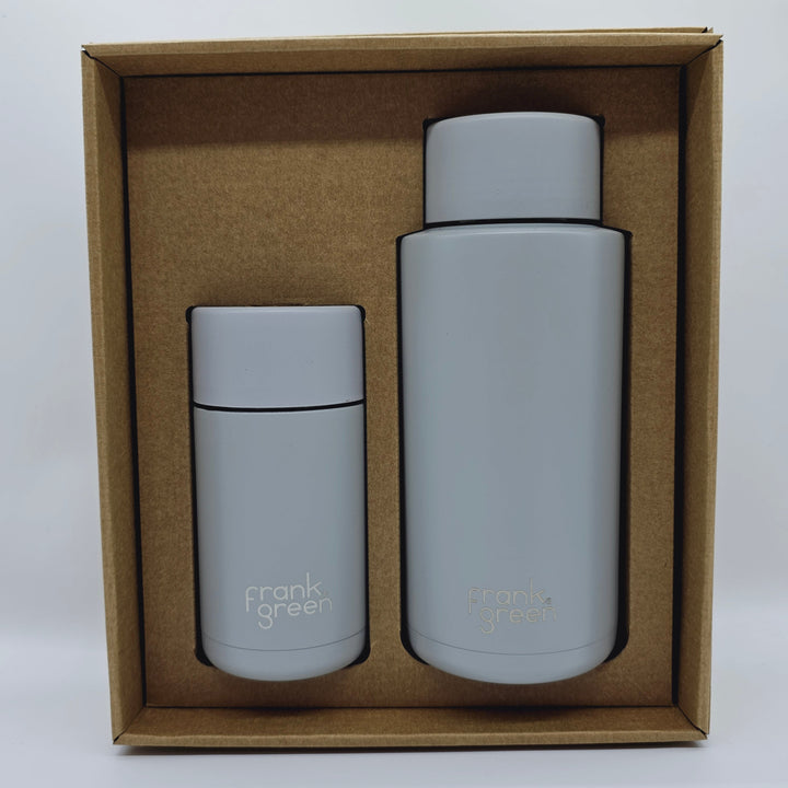 Frank Green Essentials Gift Set Large 12Oz Cup & 34Oz Straw Bottle