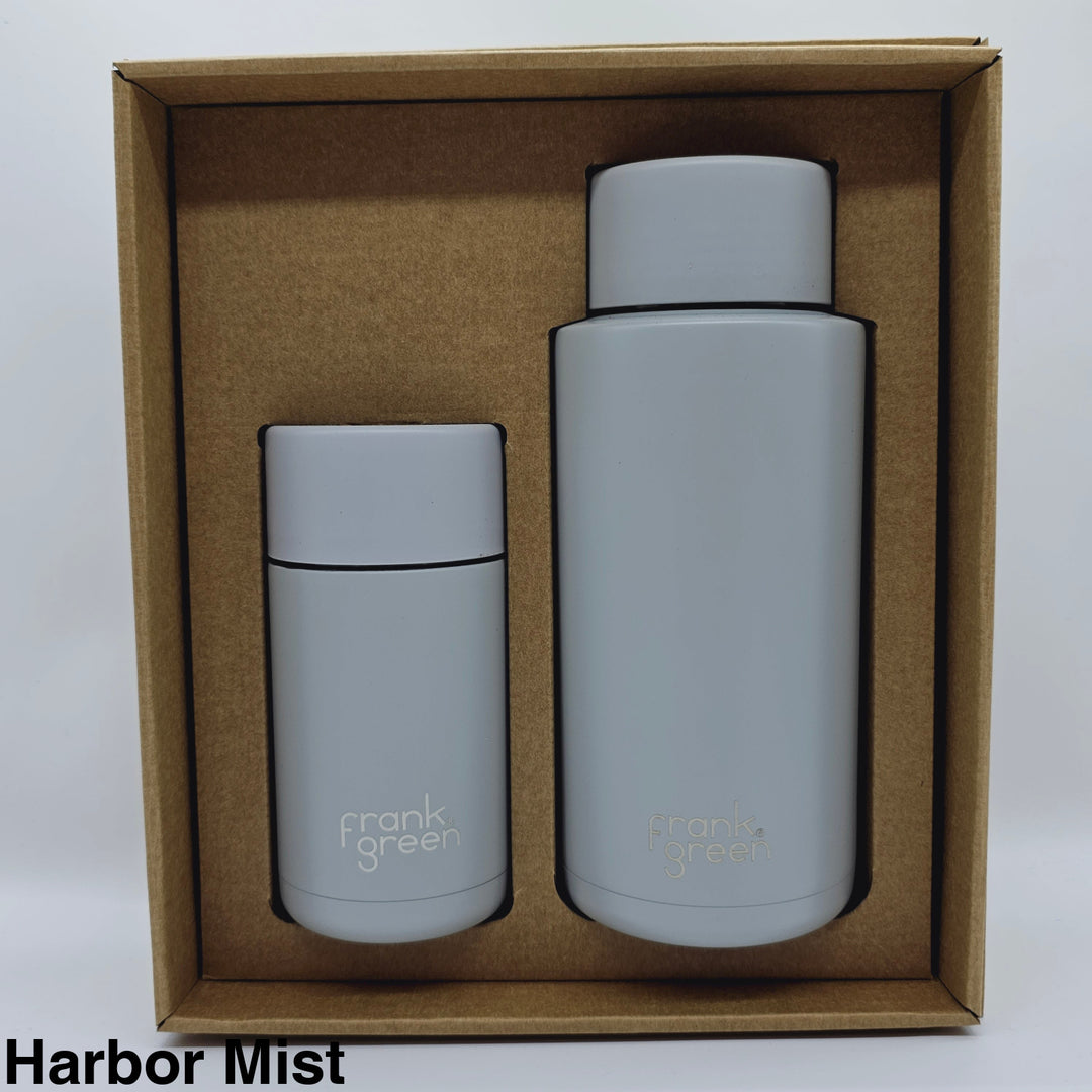 Frank Green Essentials Gift Set Large 12Oz Cup & 34Oz Straw Bottle