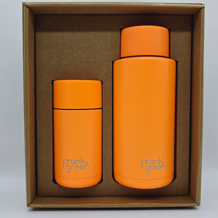 Frank Green Essentials Gift Set Large 12Oz Cup & 34Oz Straw Bottle