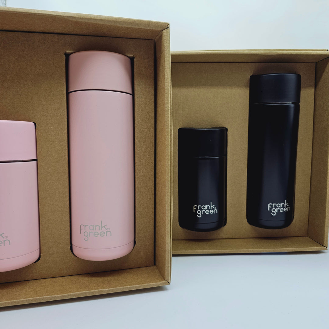 Frank Green Essentials Gift Set Small 12Oz Cup & 20Oz Straw Bottle