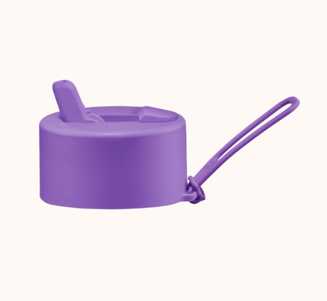 Frank Green Flip Straw Lid & Strap Only Cosmic Purple