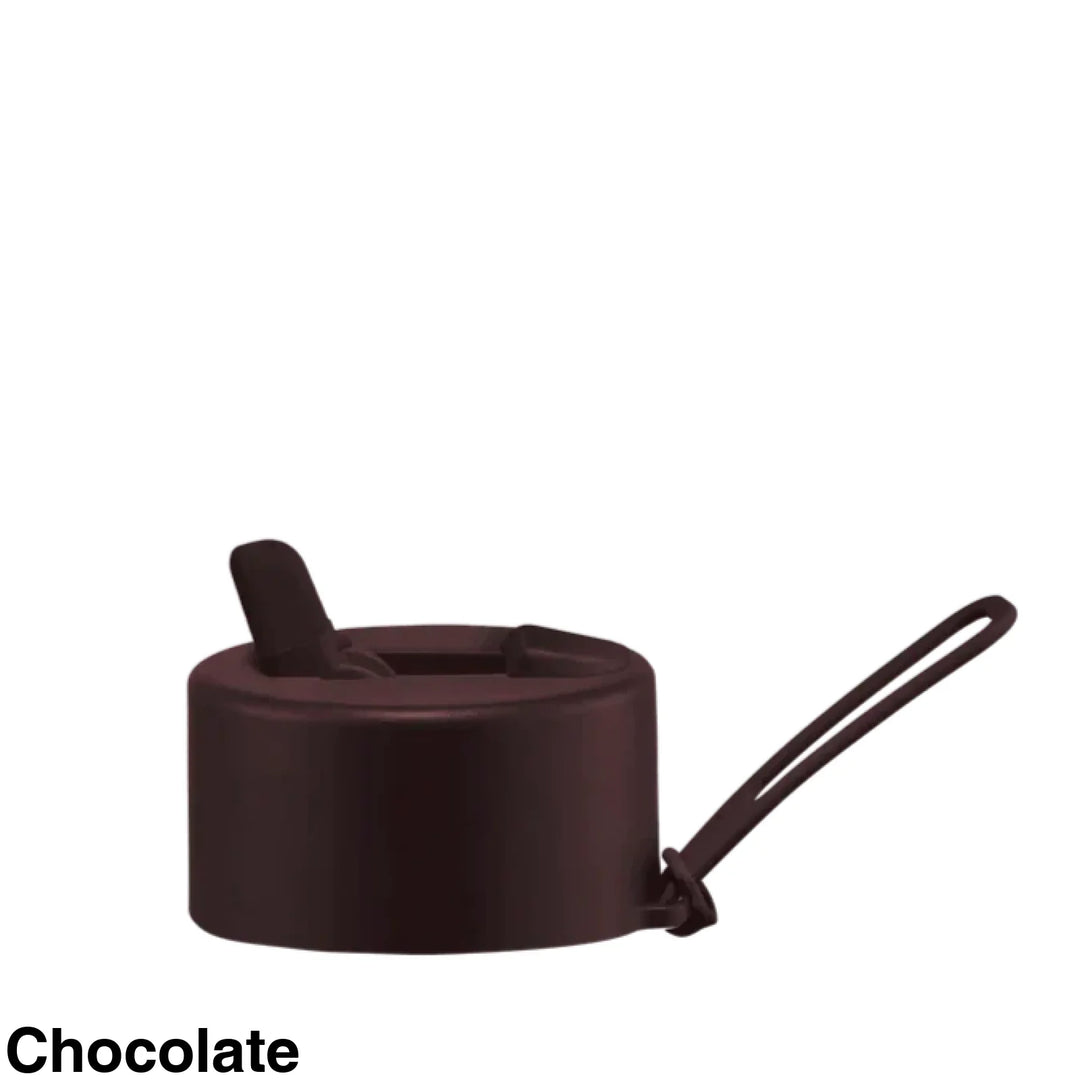Frank Green Flip Straw Lid & Strap Only Chocolate
