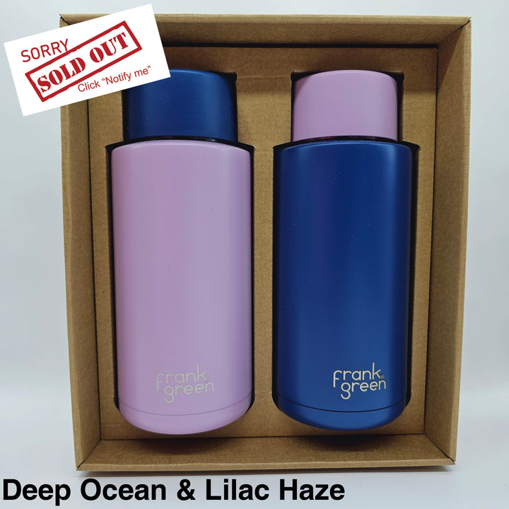 Frank Green Iconic Duo Gift Set Deep Ocean & Lilac Haze