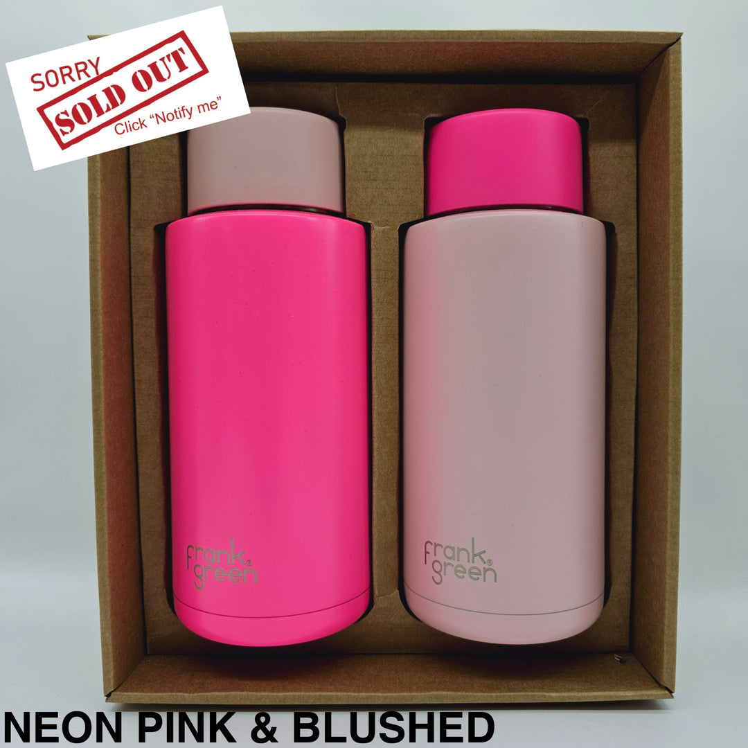 Frank Green Iconic Duo Gift Set Neon Pink & Blushed