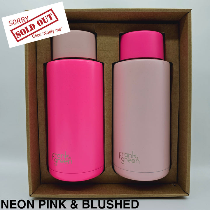 Frank Green Iconic Duo Gift Set Neon Pink & Blushed