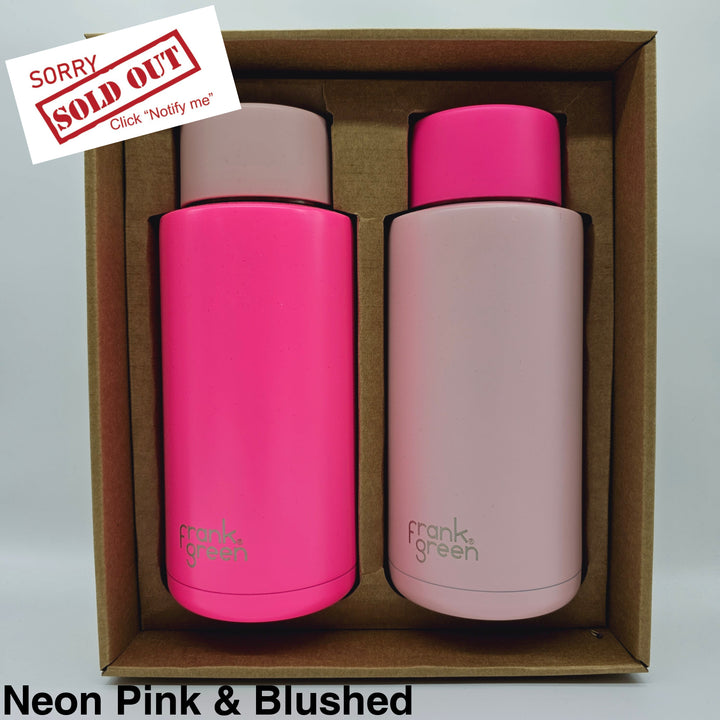 Frank Green Iconic Duo Gift Set Neon Pink & Blushed