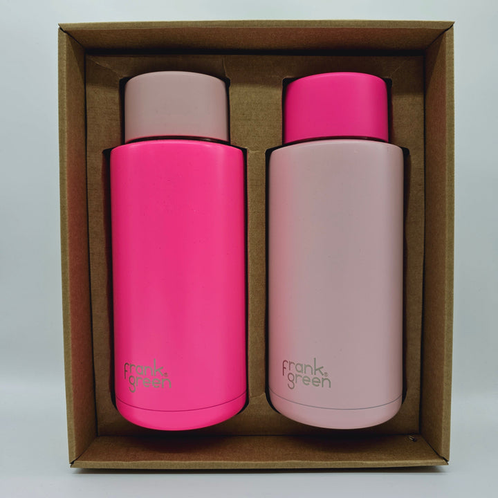 Frank Green Iconic Duo Gift Set Neon Pink & Blushed