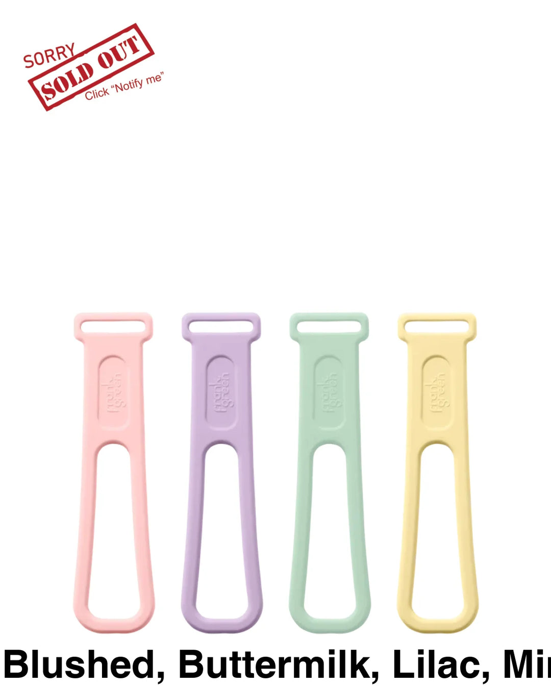Frank Green Reusable Strap Pack Blushed Buttermilk Lilac Mint Gelato