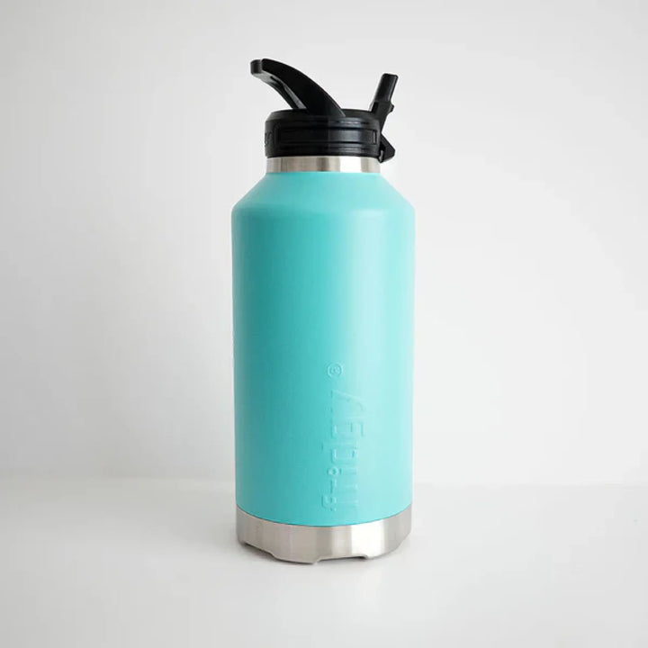 Fridgy 1.9L Insulated Bottle Marine Aqua / Sipper Straw Lid