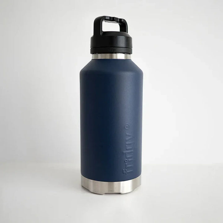 Fridgy 1.9L Insulated Bottle Navy Forge / Sipper Straw Lid