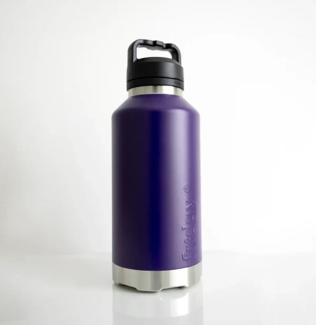 Fridgy 1.9L Insulated Bottle Purple Army / Sipper Straw Lid
