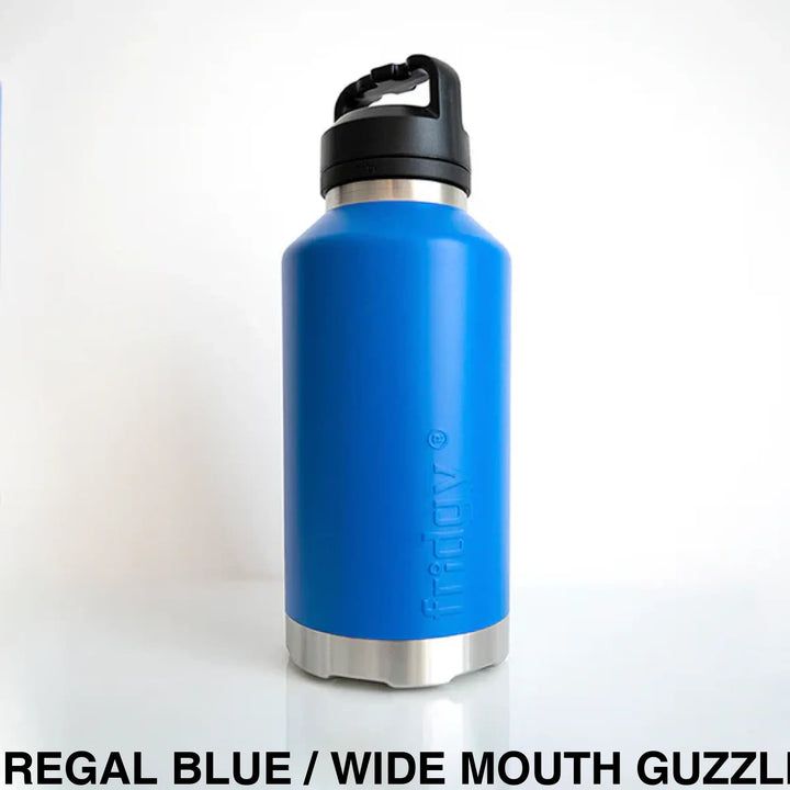 Fridgy 1.9L Insulated Bottle Regal Blue / Sipper Straw Lid