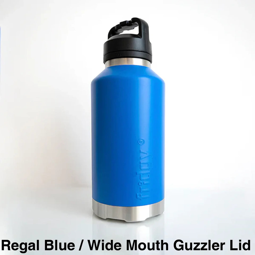 Fridgy 1.9L Insulated Bottle Regal Blue / Sipper Straw Lid