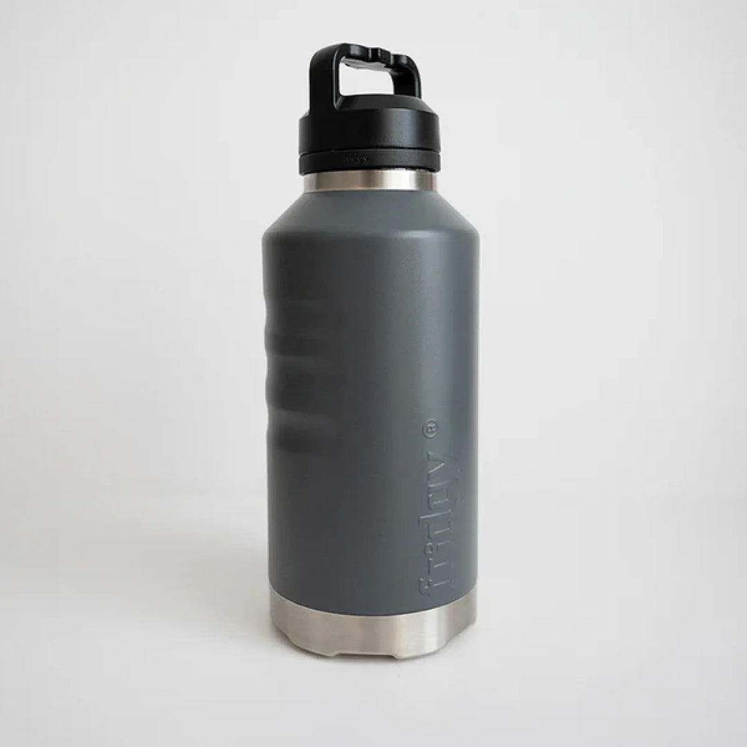 Fridgy 1.9L Insulated Bottle Stormy Grey / Sipper Straw Lid