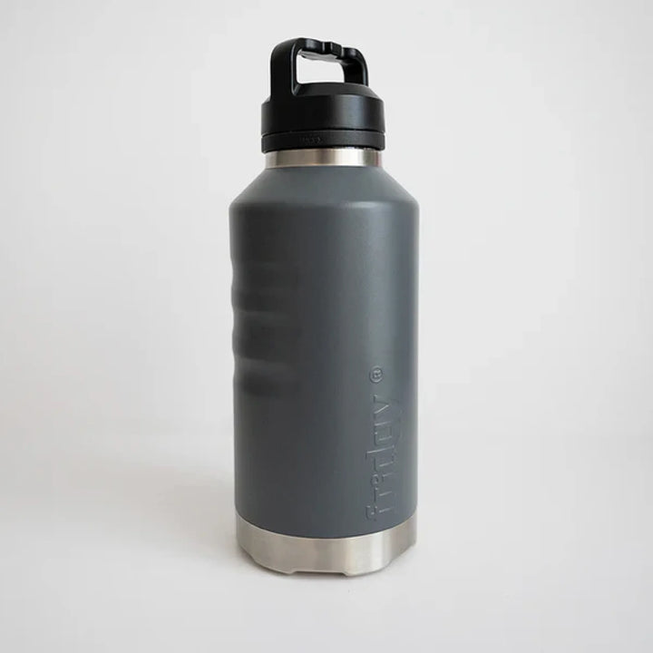 Fridgy 1.9L Insulated Bottle Stormy Grey / Sipper Straw Lid