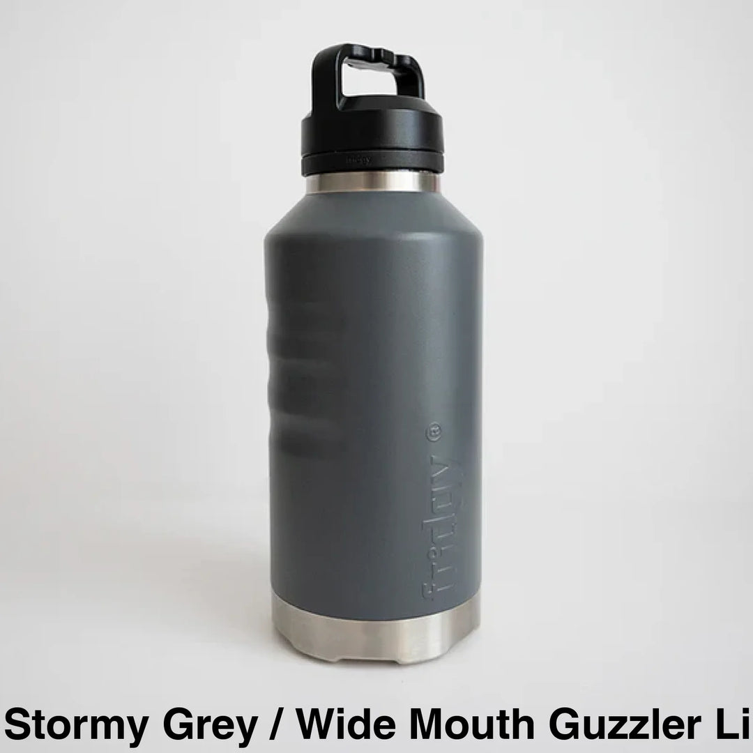 Fridgy 1.9L Insulated Bottle Stormy Grey / Sipper Straw Lid