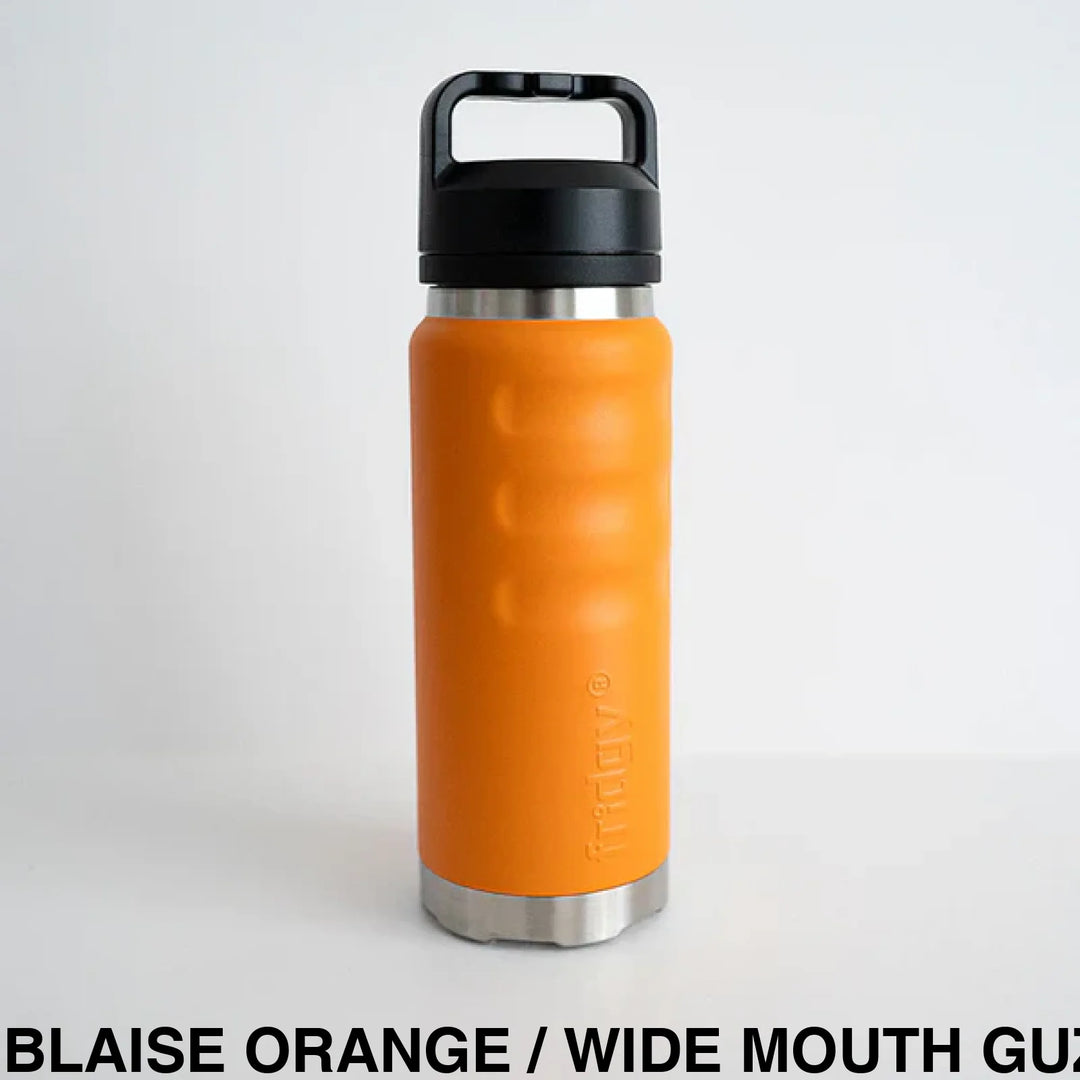 Fridgy 1080Ml Insulated Bottle - Wide Mouth Screw Lid Blaise Orange