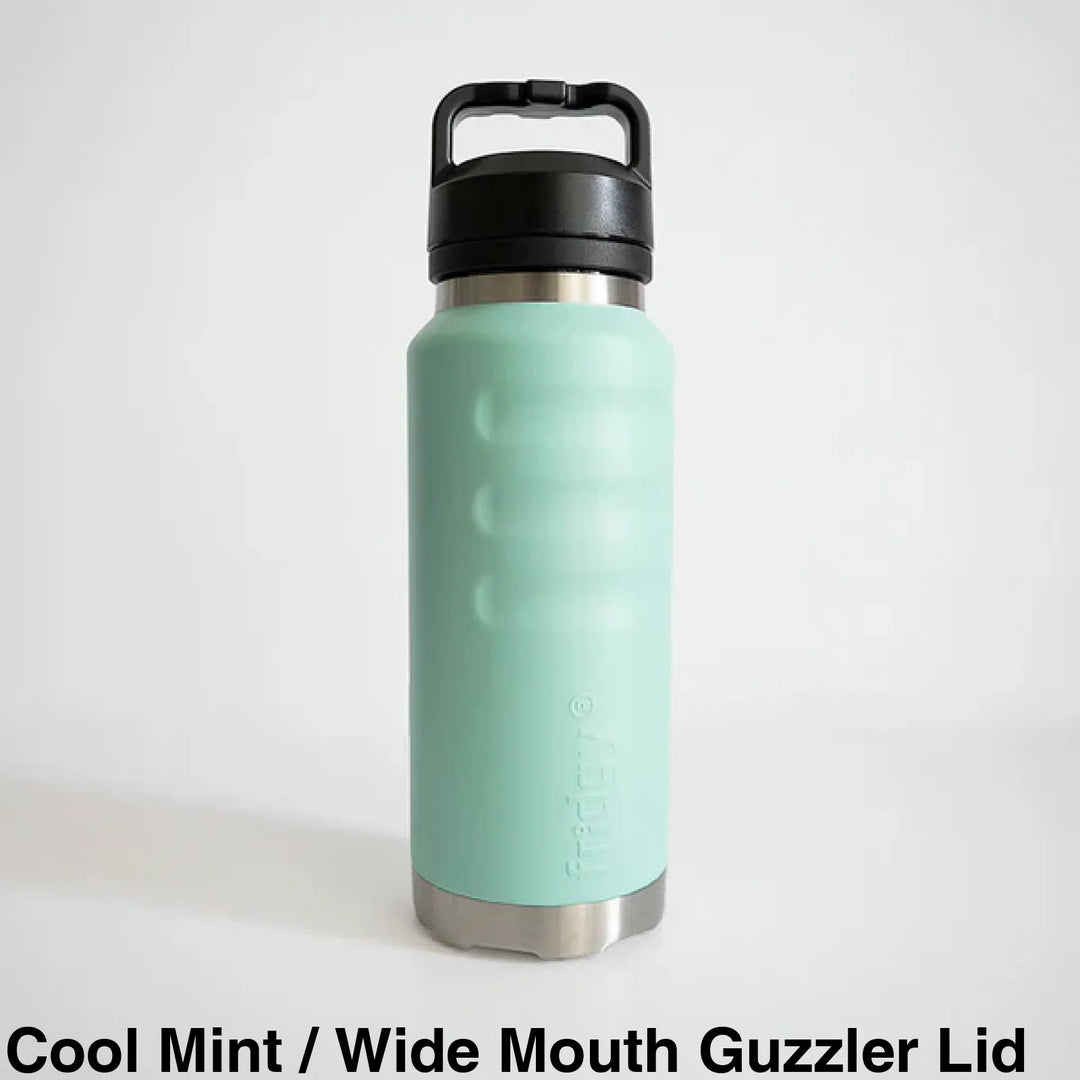 Fridgy 1080ml Insulated Bottle Cool Mint / Wide Mouth Guzzler Lid