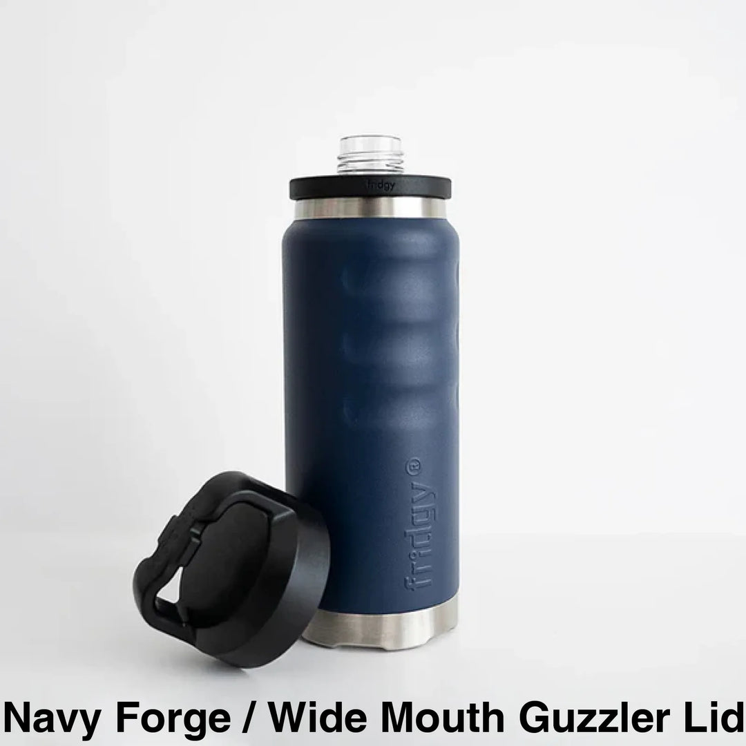 Fridgy 1080Ml Insulated Bottle - Wide Mouth Screw Lid Navy