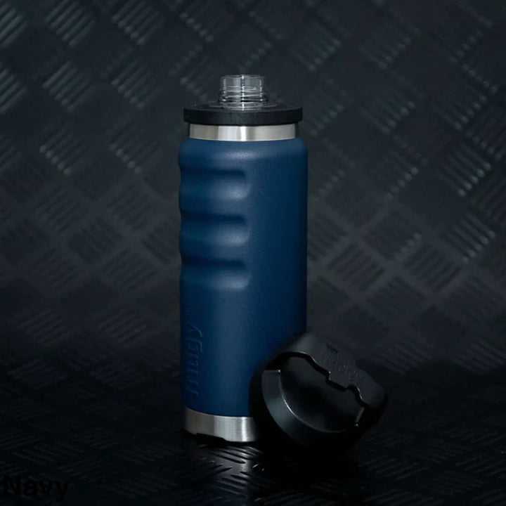 Fridgy 1080Ml Insulated Bottle - Wide Mouth Screw Lid Navy
