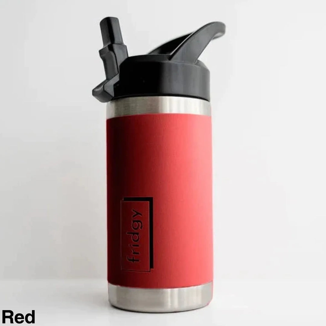 Fridgy 350Ml Kids Insulated Bottle - Sipper Lid Red
