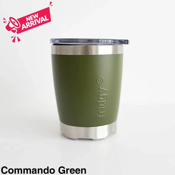 Fridgy 350ml Mini Insulated Tumbler Commando Green